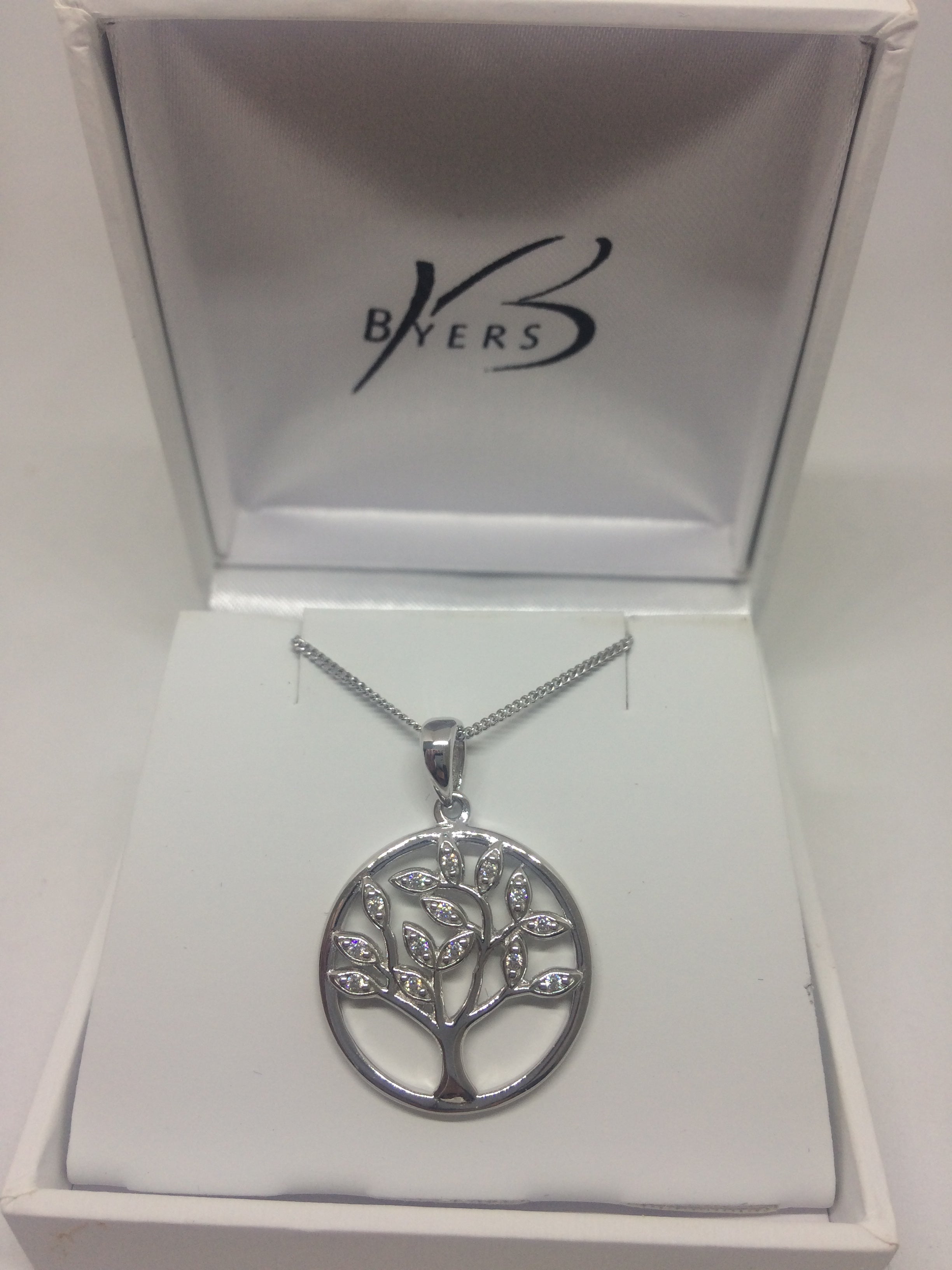Sterling Silver Tree of Life Pendant #