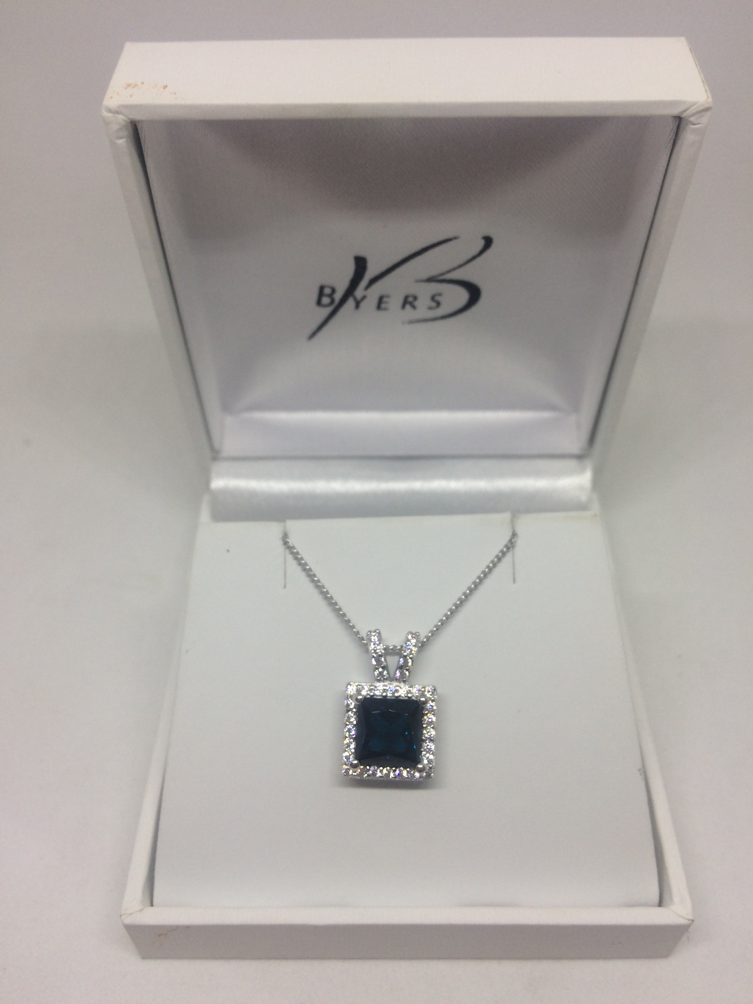 Sterling Silver London Blue Pendant