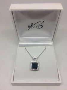 Sterling Silver London Blue Pendant