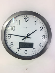 Howard Miller Chronicle 36CM LCD Analogue Dial Resin Wall Clock #