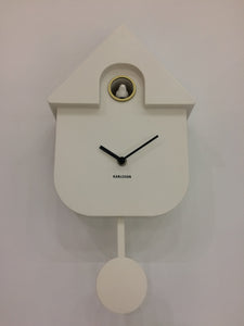 Karlsson Modern Cuckoo Clock White #24410 #24411#24514#24516#24517