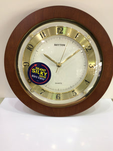 Rhythm Wooden Case Wall Clock #24711