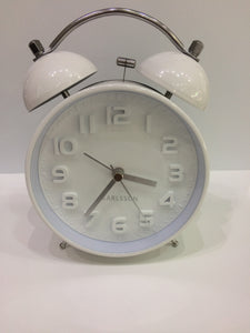 Karlsson Alarm Clock Silver #22029