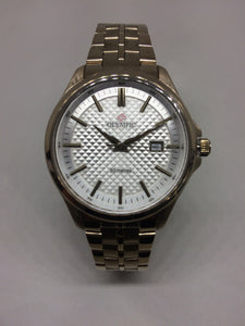 Olympic Ladies Champagne Bracelet Index White Dial #