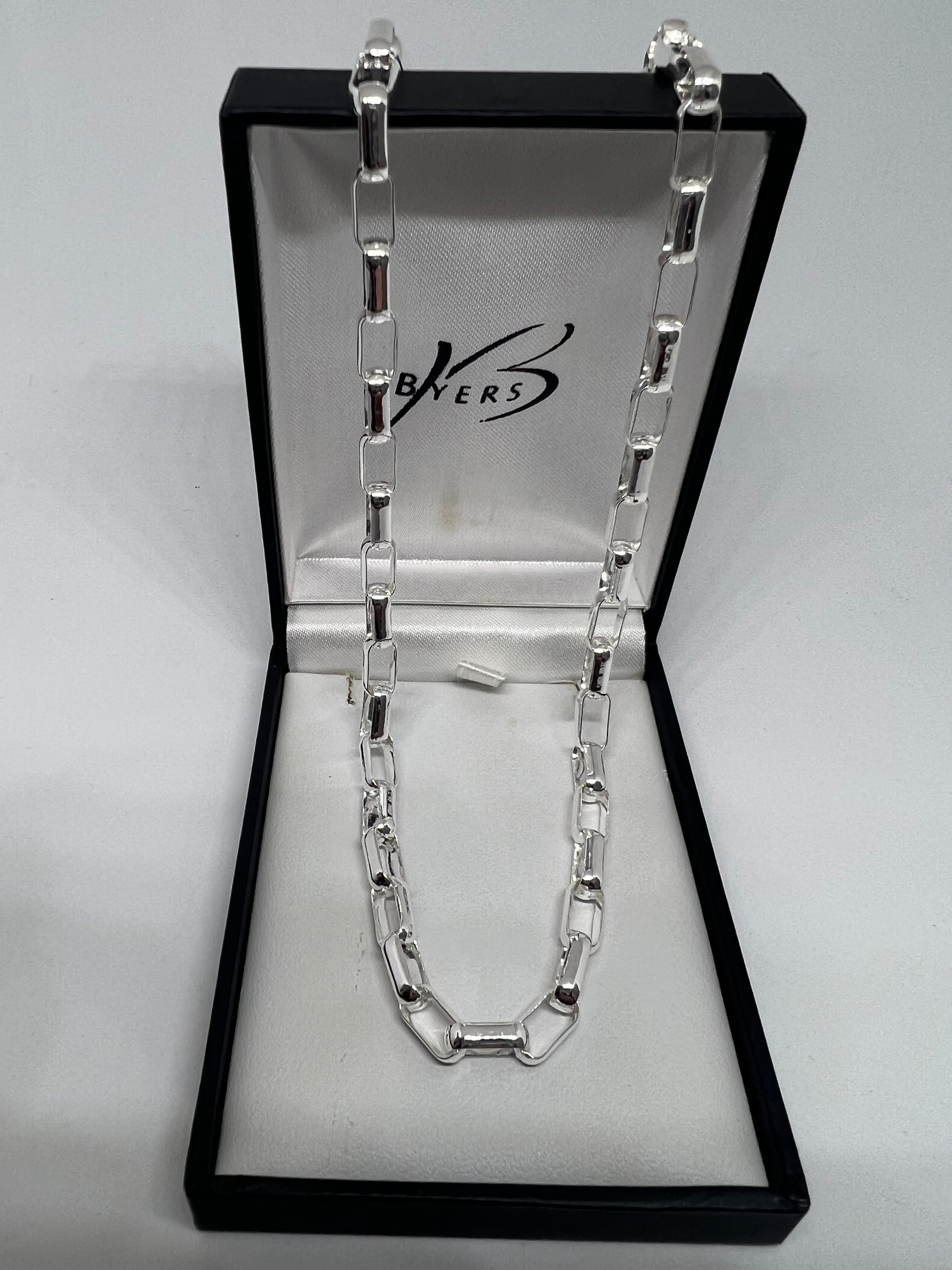 Sterling Silver Long Box Chain #24467