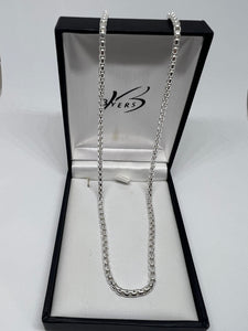 Sterling Silver Round Box Chain #