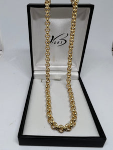 9k Yellow gold Hollow Rob Classic Chain #24963