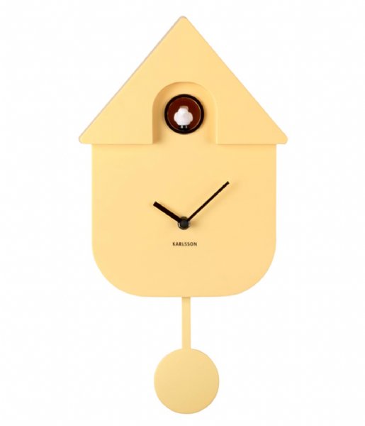 Karlsson Modern Cuckoo Clock Yellow #23726 #23675