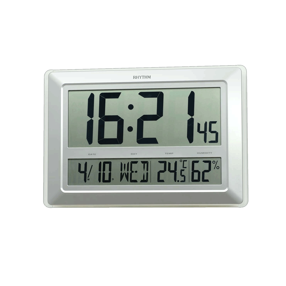 Rhythm Large LCD Table or Wall Clock  #23665 #23666