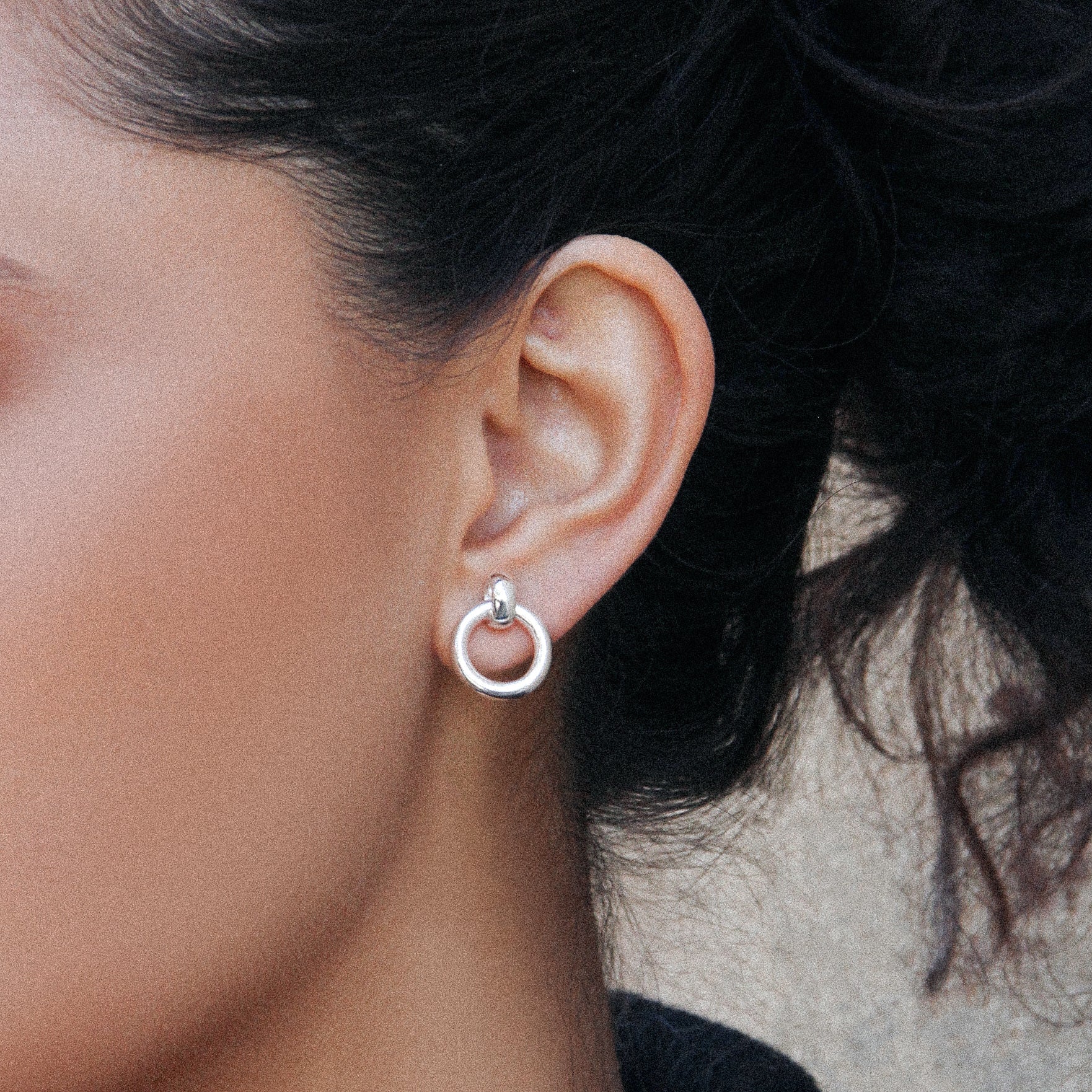 Najo Roma Stud Silver Earrings # 24037