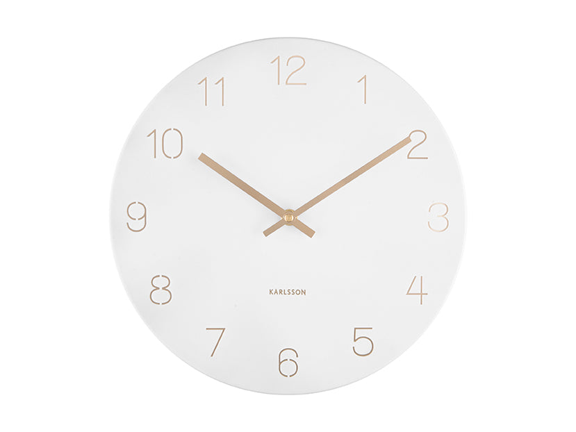 Karlsson Charm Wall Clock White #