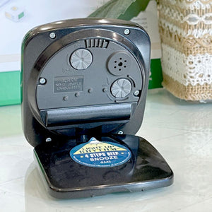 Rhythm Travel Alarm Clock Black # 24048