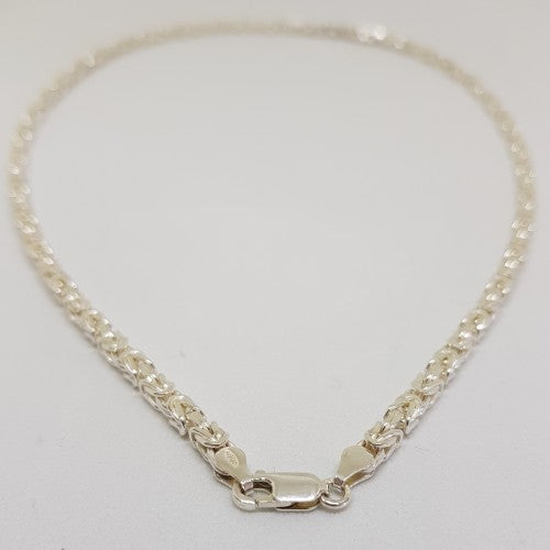 Sterling Silver Byzantyne Medium Chain #23009
