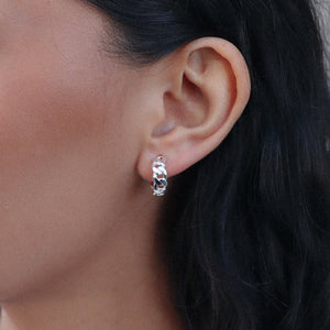 Najo Curb Small Hoop Earrings #