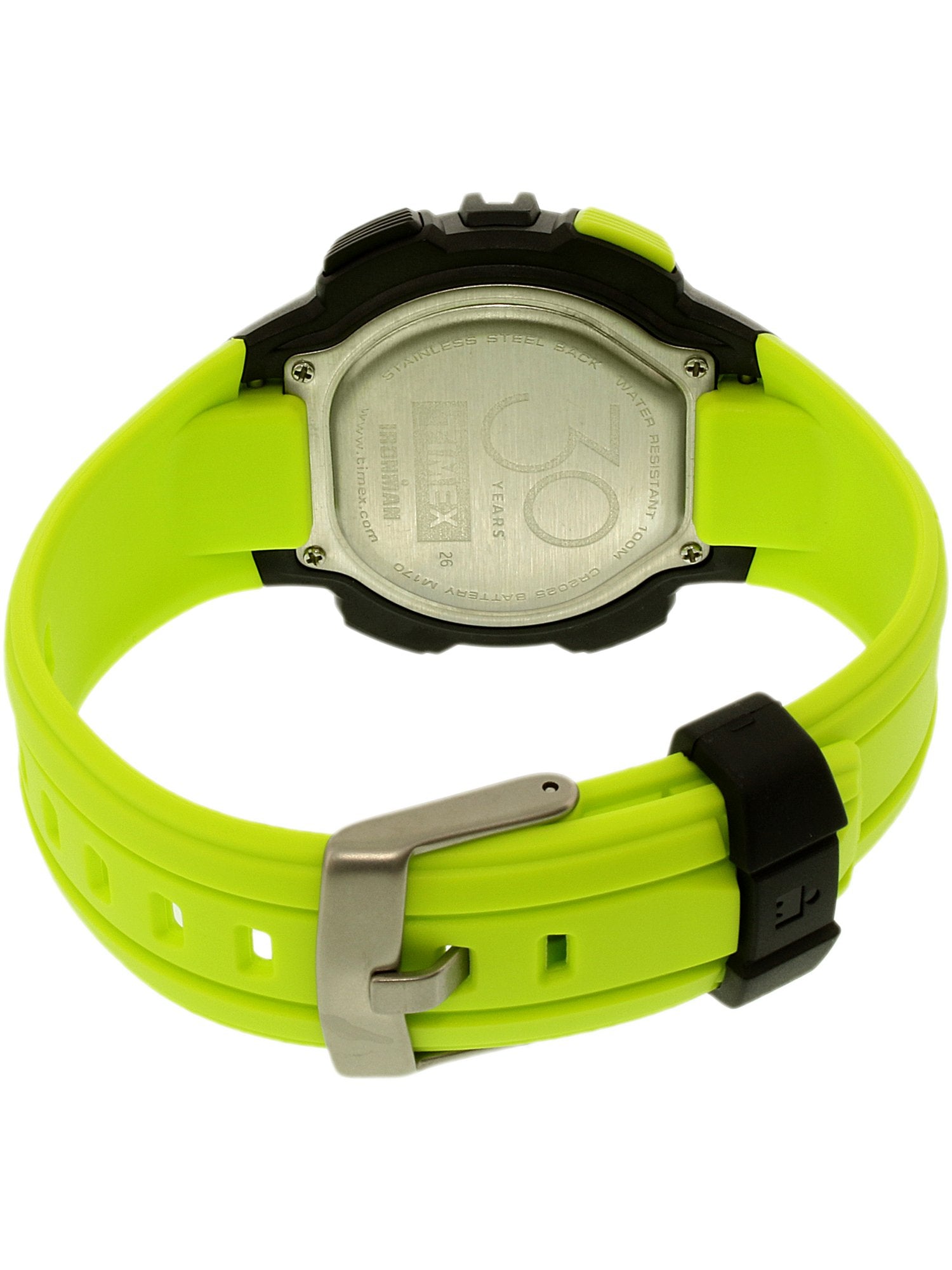 Timex IM Rugged 30 Lap Neon Lime Digital Watch #