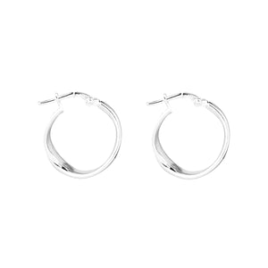 Najo Eddy Hoop Silver Earrings #25231 #25232#25240#25241