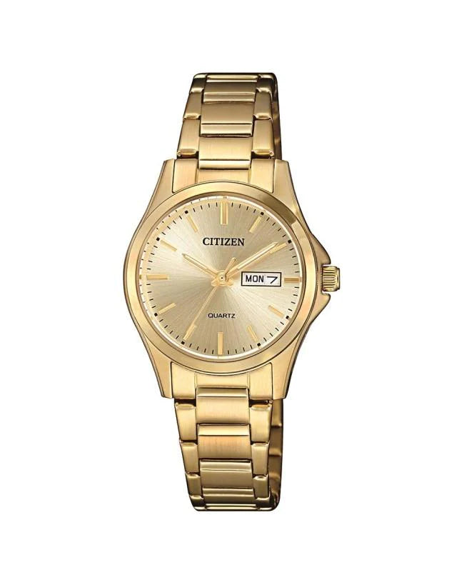 Citizen Ladies Stainless Steel Plated Dress Watch #23762