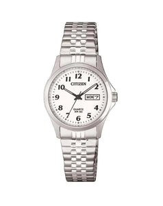 Citizen Ladies Quartz Stainless Steel Dress Watch # 25287