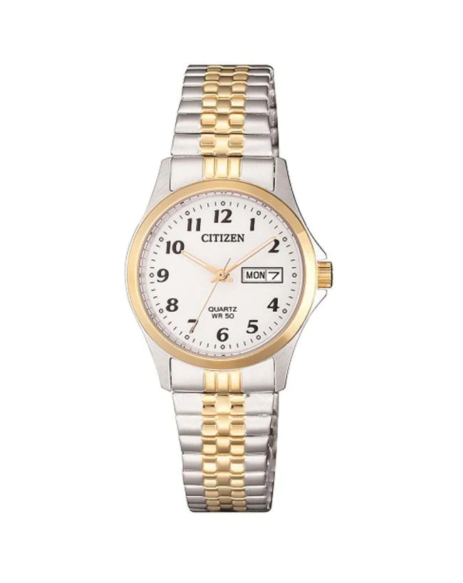 Citizen Ladies Two Tone Watch Quartz Mechanism #