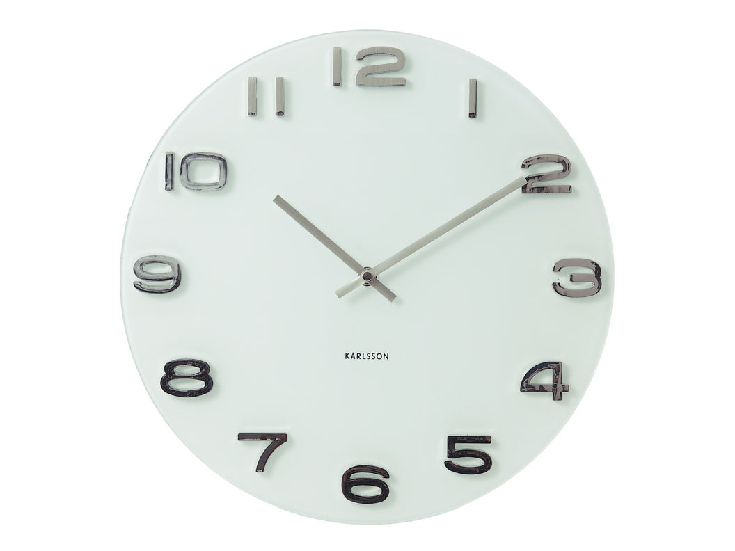 Karlsson Wall Clock Vintage White  #23861