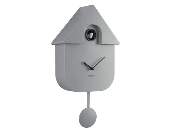 Karlsson Modern Cuckoo Clock Grey  #25376