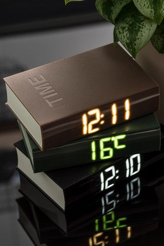 Karlsson Alarm LED Book Black #23363