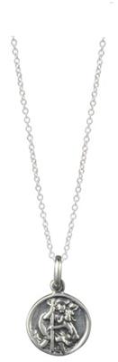 Sterling Silver 13mm St Christopher Pendant #24859