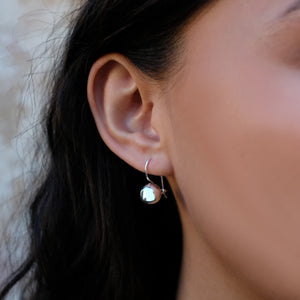 Najo Silver Euro Ball Earring #23066