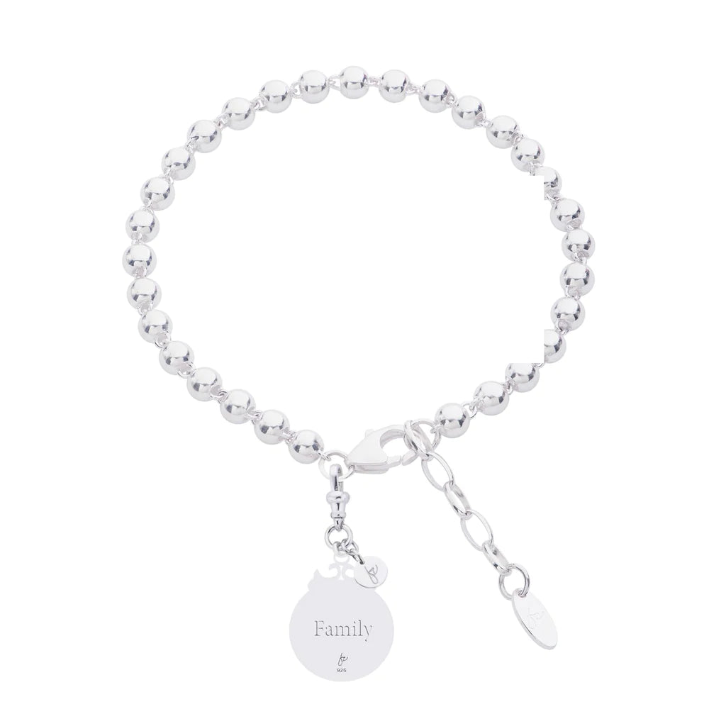 Sterling Silver Declaration Family Tree Bracelet