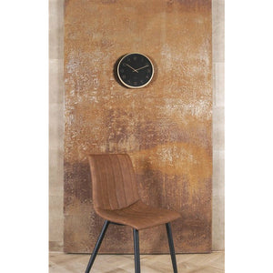 Karlsson Gold Elegance Black Wall Clock #