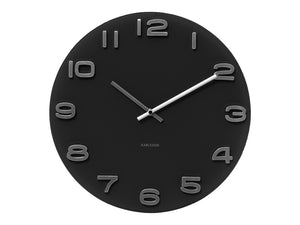 Karlsson Wall Clock Vintage Black #24512